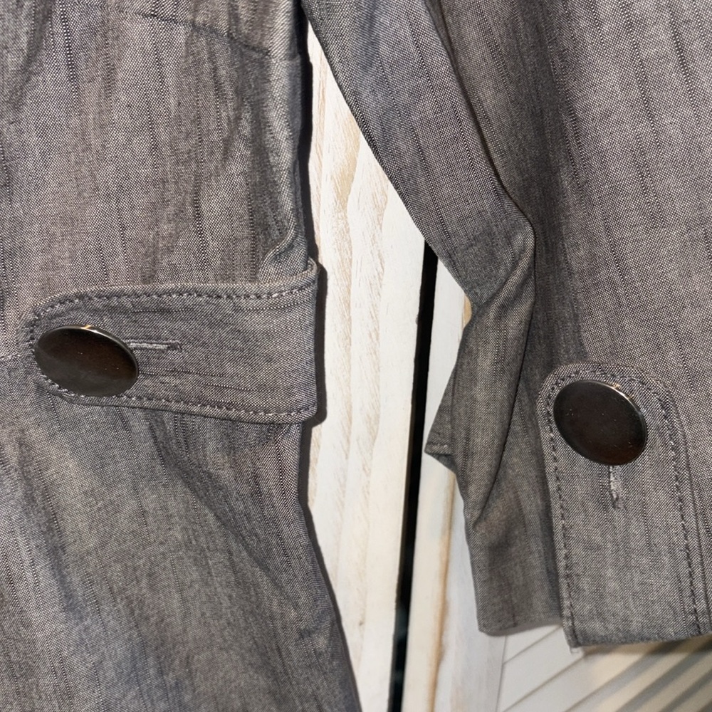 CALVIN KLEIN CROPPED SUIT 1/4 Sleeve Adorable Jacket-great pre-loved condition - Picture 4 of 10